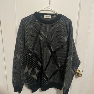 Black and Gray Men's Sweater